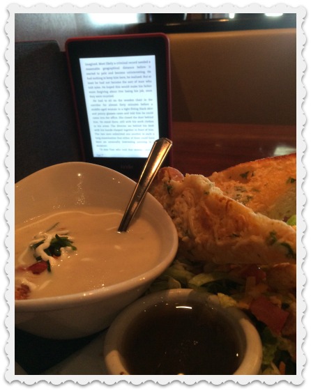 lunch and reading - 128